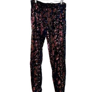 Sequins rainbow leggings